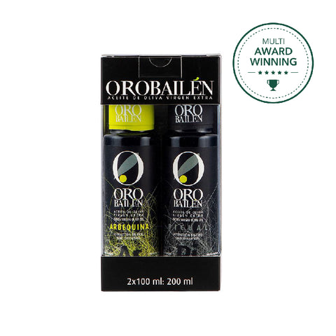 Oro Bailén Extra Virgin Olive Oil 2x100ml Set