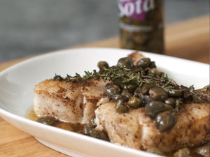 Butter Basted Fish with Capers