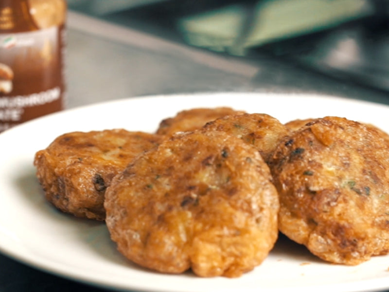 Porcini Mushroom Bergedils