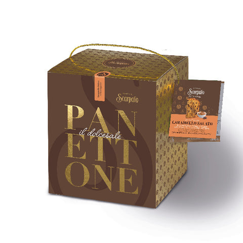 Scarpato Panettone Salted Caramel & Chocolate Chips 1kg Box