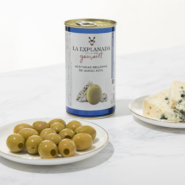 La Explanada Blue Cheese Stuffed Manzanilla Olives 350gr