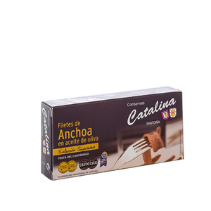 Conservas Catalina Cantabrian Anchovy Fillets in Olive Oil 45gr