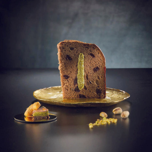 Scarpato Panettone Dubai Style Chocolate with Pistachio & Kataifi 800gr Box