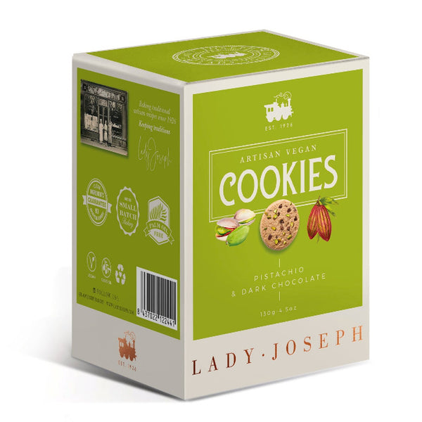 Lady Joseph Pistachio & Dark Chocolate Cookies 130gr 