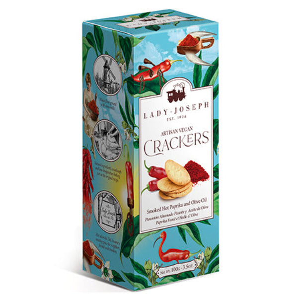 Lady Joseph Artisan Crackers with Smoked Hot Paprika & Olive Oil 100gr
