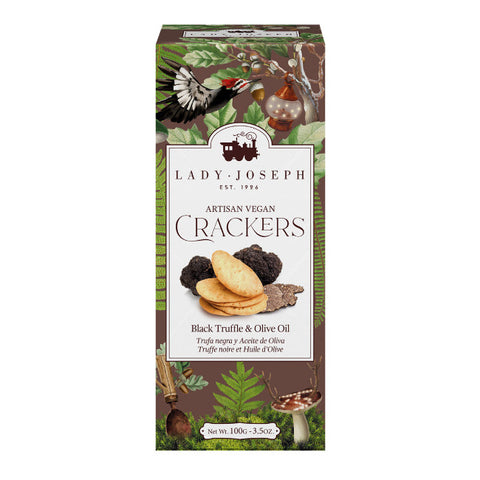 Lady Joseph Artisan Crackers with Black Truffle & Olive Oil 100gr
