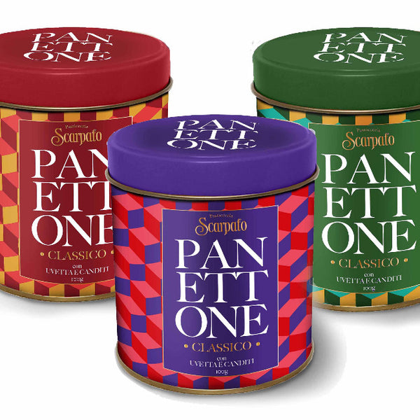 Scarpato Mini Panettone Classico Tin 100g