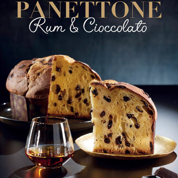 Scarpato Panettone Rum & Dark Chocolate Chips Tin 750g