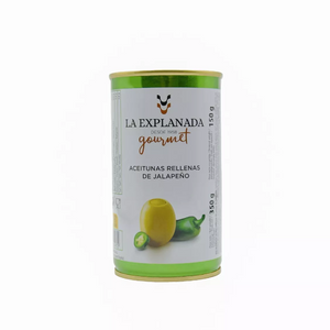 La Explanada Jalapeño Pepper Stuffed Manzanilla Olives 350gr