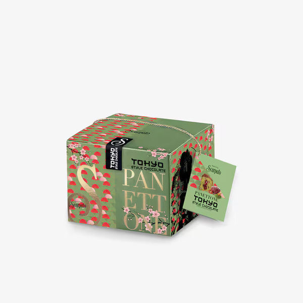 Scarpato Panettone Tokyo Style Matcha, Strawberry & Chocolate 800g Box