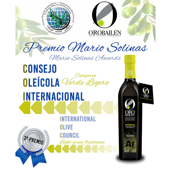 Oro Bailén Reserva Familiar Arbequina Extra Virgin Olive Oil 500ml